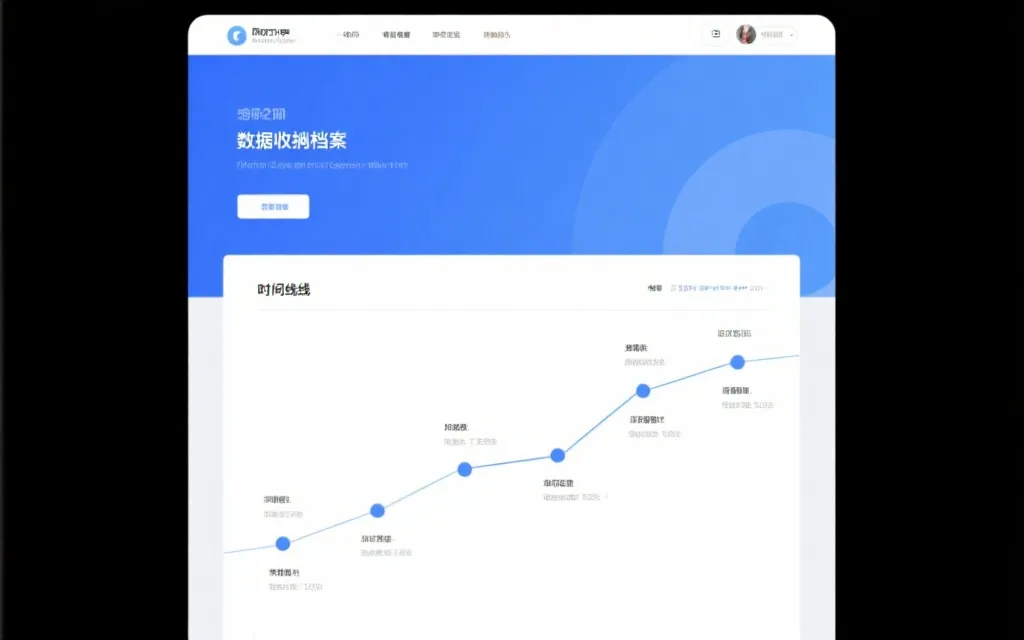 历史归档页面示意图